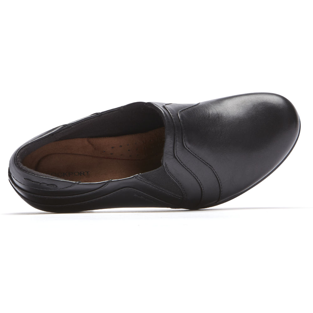 Rockport Singapore Womens Slip-On - Brynn Black - SC6921043